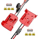 2 Pack Milwaukee M18 18V Battery Adapter Kit with Fuses, 12AWG Wiring Converter Kit for Power Wheels, DIY RC Cars & Robotics - Convert 18V Tool Battery to Kids Ride-On Toys Truck