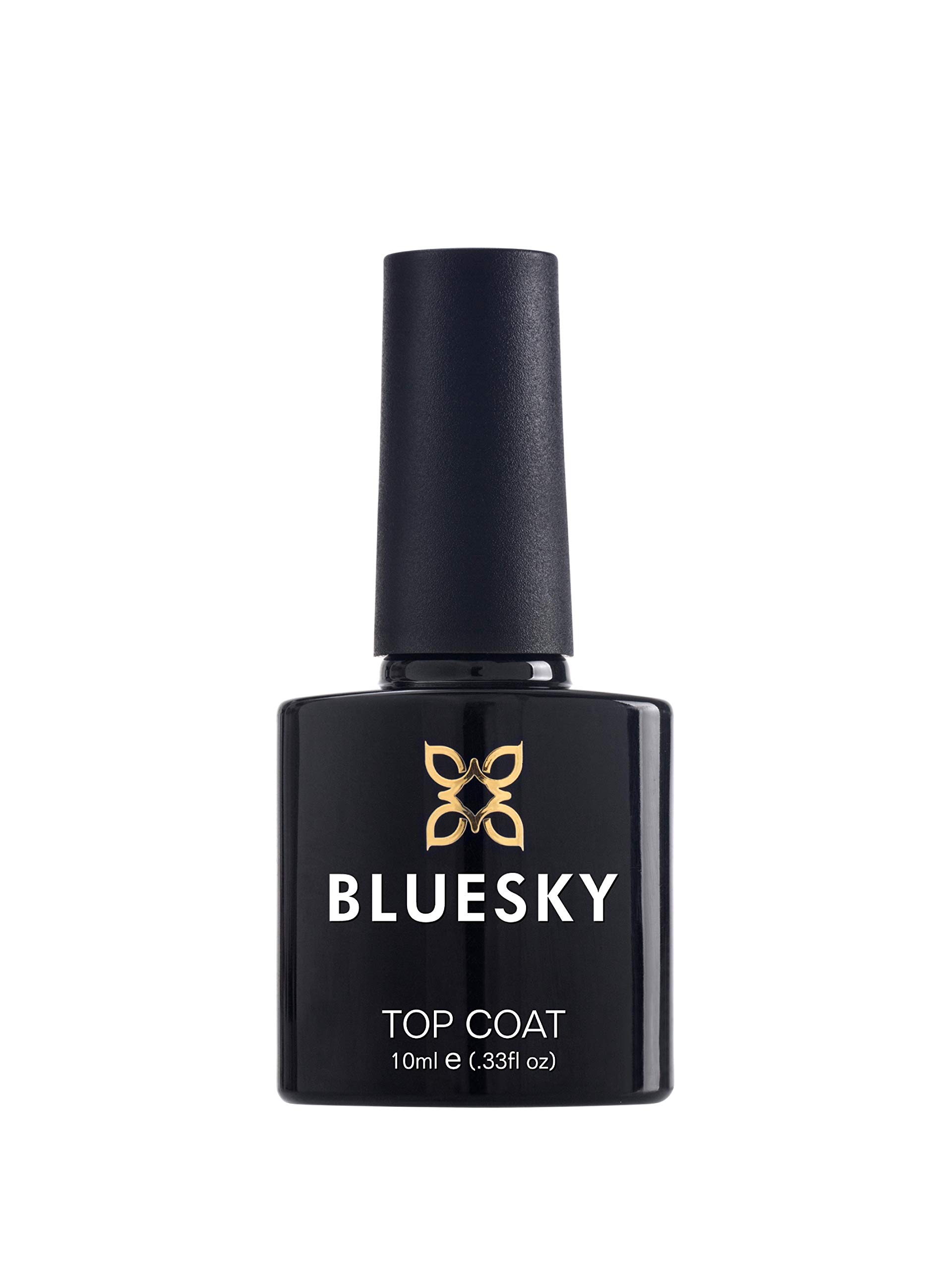 Bluesky Nail Polish UV Soak off gel Top Coat 10 ml (Requires drying under UV or LED Lamp)