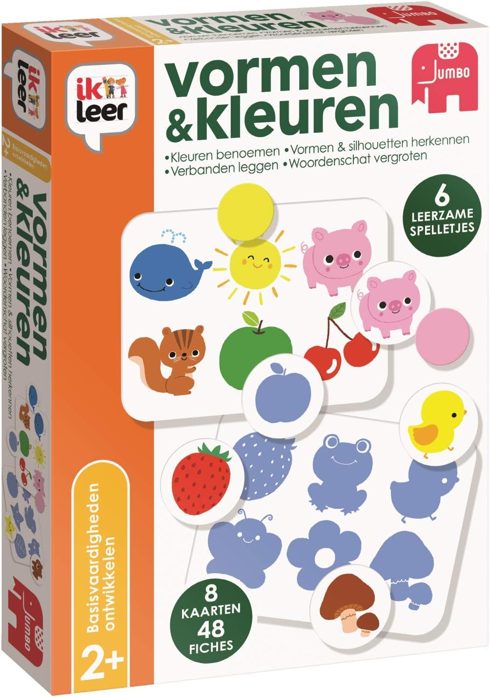 Disney Jumbo Spiele 19569" I Learn Shapes and Colours Game, Large