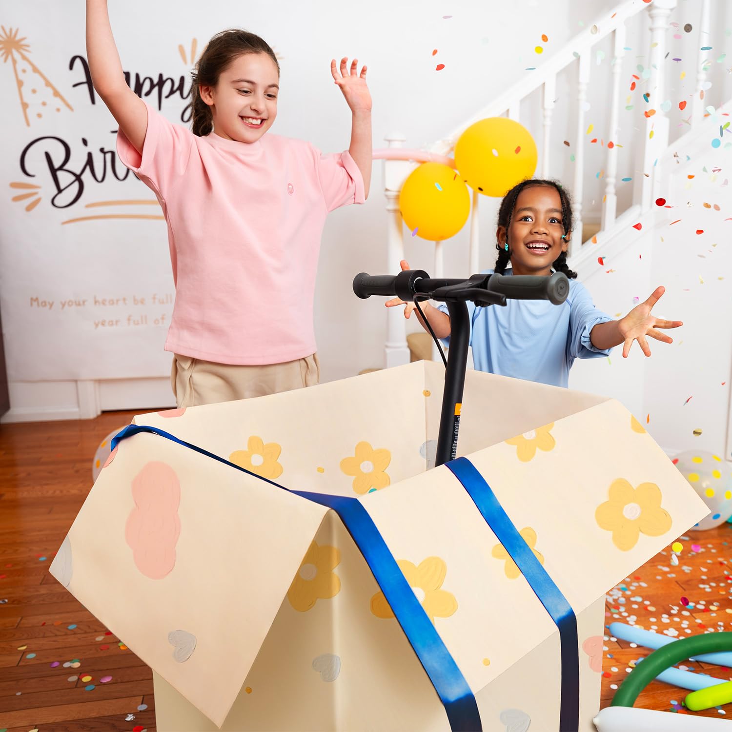 Segway Ninebot eKickScooter - Electric Scooter for Kids 6-14, w/t Adjustable Handlebar Height (Only C2 Pro) for Riders up to 132 lbs, Includes New Cruise Mode, UL-2272 Certified