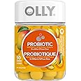 OLLY Probiotic Supplement Mango Chewable Gummy to support gut health with Tropical Mango and other natural flavours 50 gummie