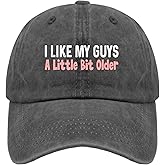 I Like My Guys A Little Bit Older Funny Girls Hat Funny Trucker Hat Dad Hats Men's Hats & Caps Gifts for Grandpa