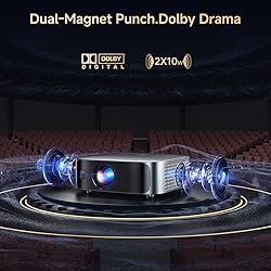 [Short Throw/1200ANSI/Built in Apps] Projector 4K