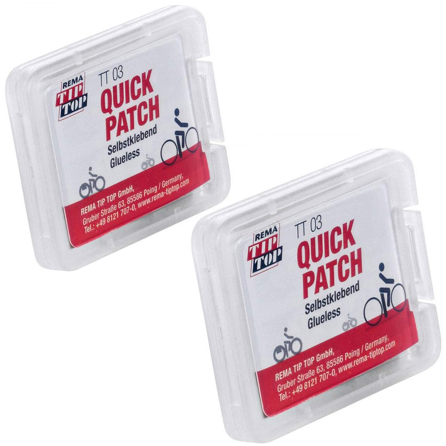 TIP TOP Rema Super Quick Patch Bike Puncture Repair Kit (Set of 2