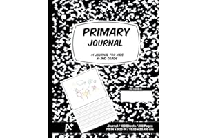 Primary Journal: Draw & Write (Black Cover)