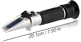 V Hand-held Alcohol Refractometer 0-80% v/v Tester view 9