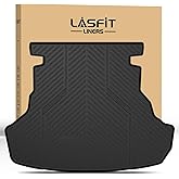 LASFIT Trunk Mat for Toyota Camry 2017 2016 2015(Not Fit Hybrid), Custom Fit TPE All Weather Cargo Mat for Camry 2015-2017 Trunk Liner Rear Cargo Liner, Black