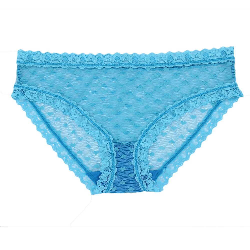 LOVEYOUSEXY Women Underwear Lace Soft Cotton Panties Lingerie Hipster Underwear 5 Pack Colors(XL)