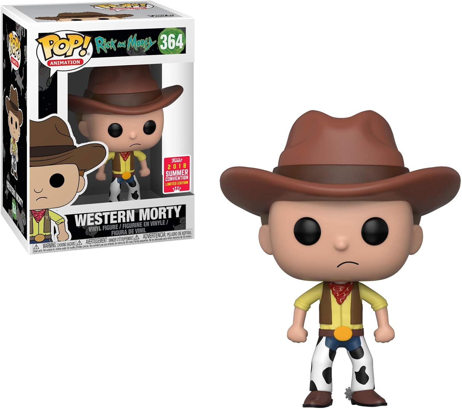 Funko Pop Rick and Morty Western Morty Summer Convention Exclusive, Assorted - Image 3