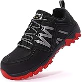WHITIN Men's Steel Toe Slip Resistant Puncture Proof Construction Safety Work Shoes