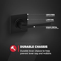 Kwikset Casey Hallway Passage and Bed/Bath Privacy