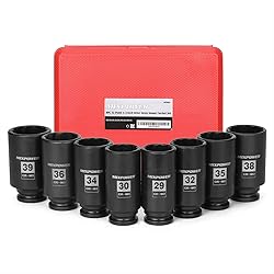 MIXPOWER 8-Piece 1/2-Inch Drive Deep Impact Socket