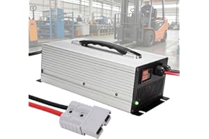 WLEJSL Forklift Battery Charger 12V 50A 24V 50A 36V 40A 48V 30A 60V 25A Batteries Chargers with 350A Anderson Trickle Charge