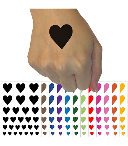 Heartbeat Temporary Tattoo Waterproof - Etsy