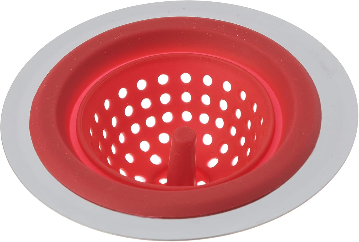MSC International Black or Red Joie Kitchen Sink Stopper and Strainer