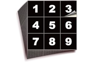 iSYFIX Black Consecutive Number Stickers – 1 to 100, 2-inch, 1 Set – Vinyl Self Adhesive Premium Decal, Ideal for Inventory, 