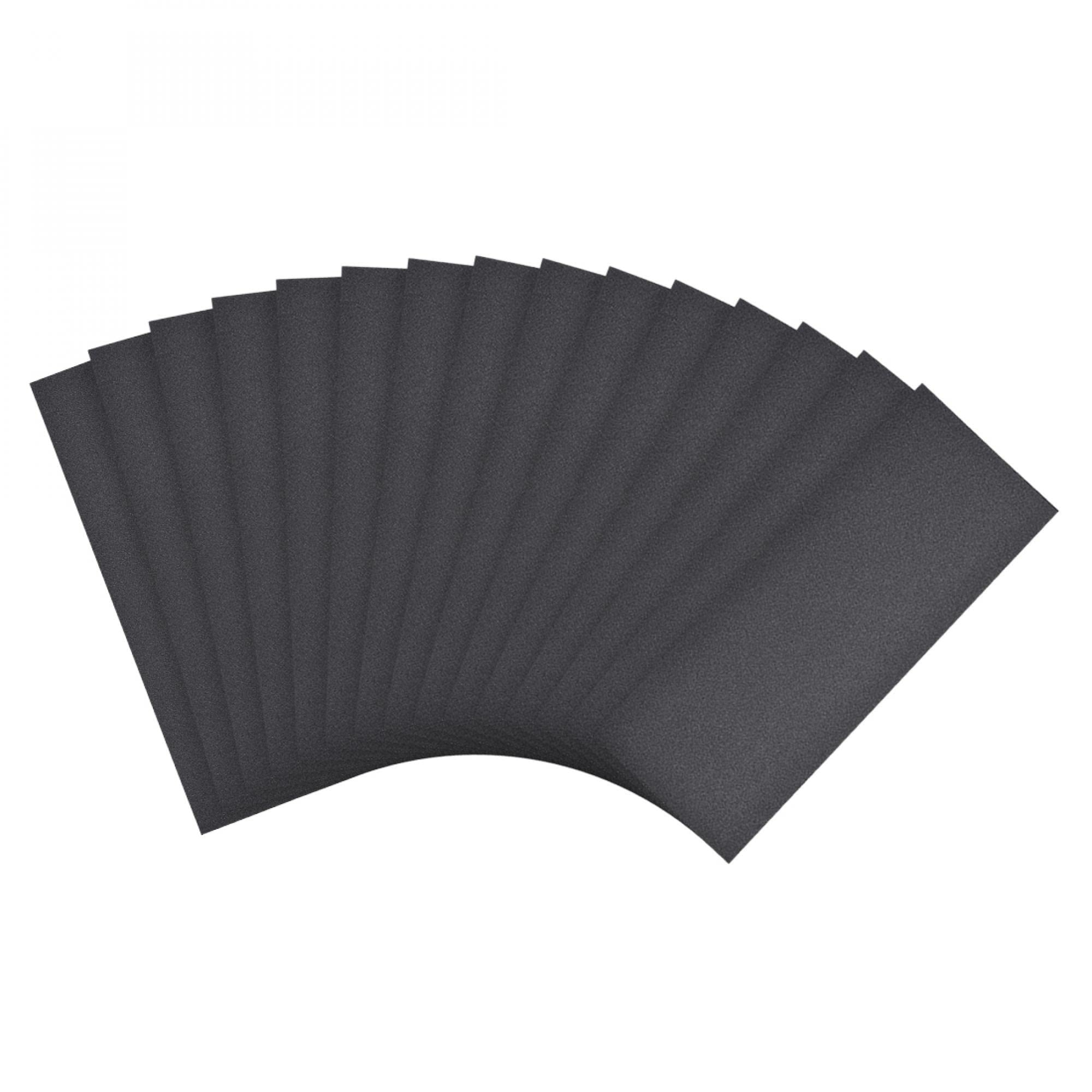 sourcing map 320 Grits Sanding Sheets 9-inch x 3.6-inch Wet Dry Silicon Carbide Sandpaper for Wood Furniture Metal Polishing 15pcs