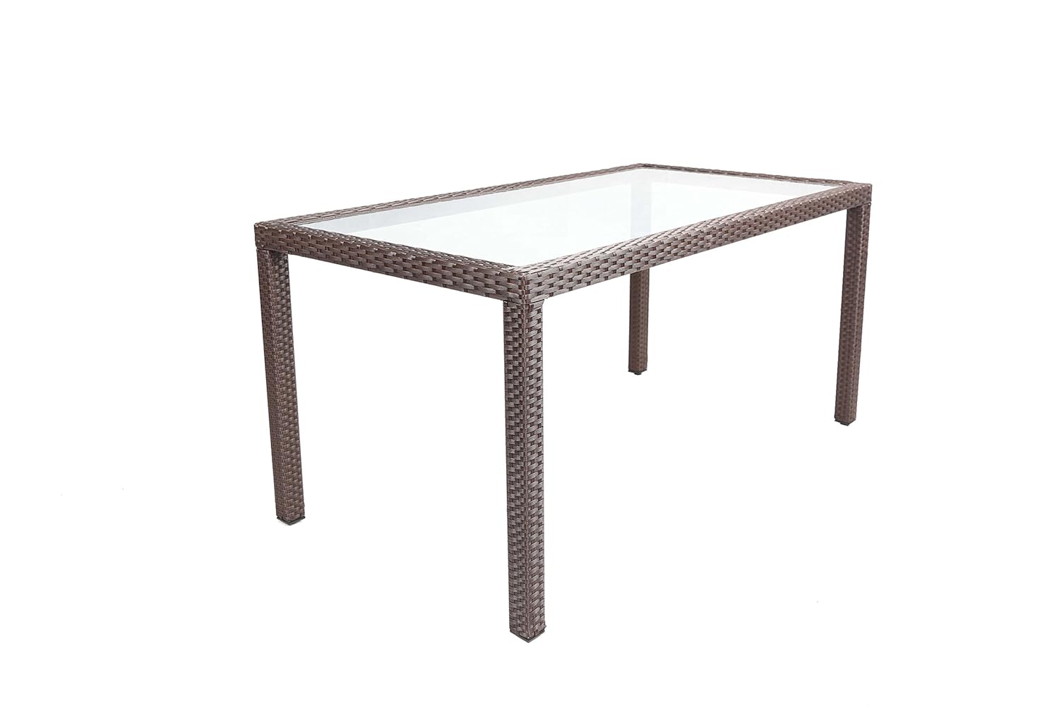 Brown N16 Br Baner Garden Outdoor Furniture Complete Patio 7piece Pe Wicker Rattan Garden Dining Set Dining Sets Patio Lawn Garden K4cars Co Uk