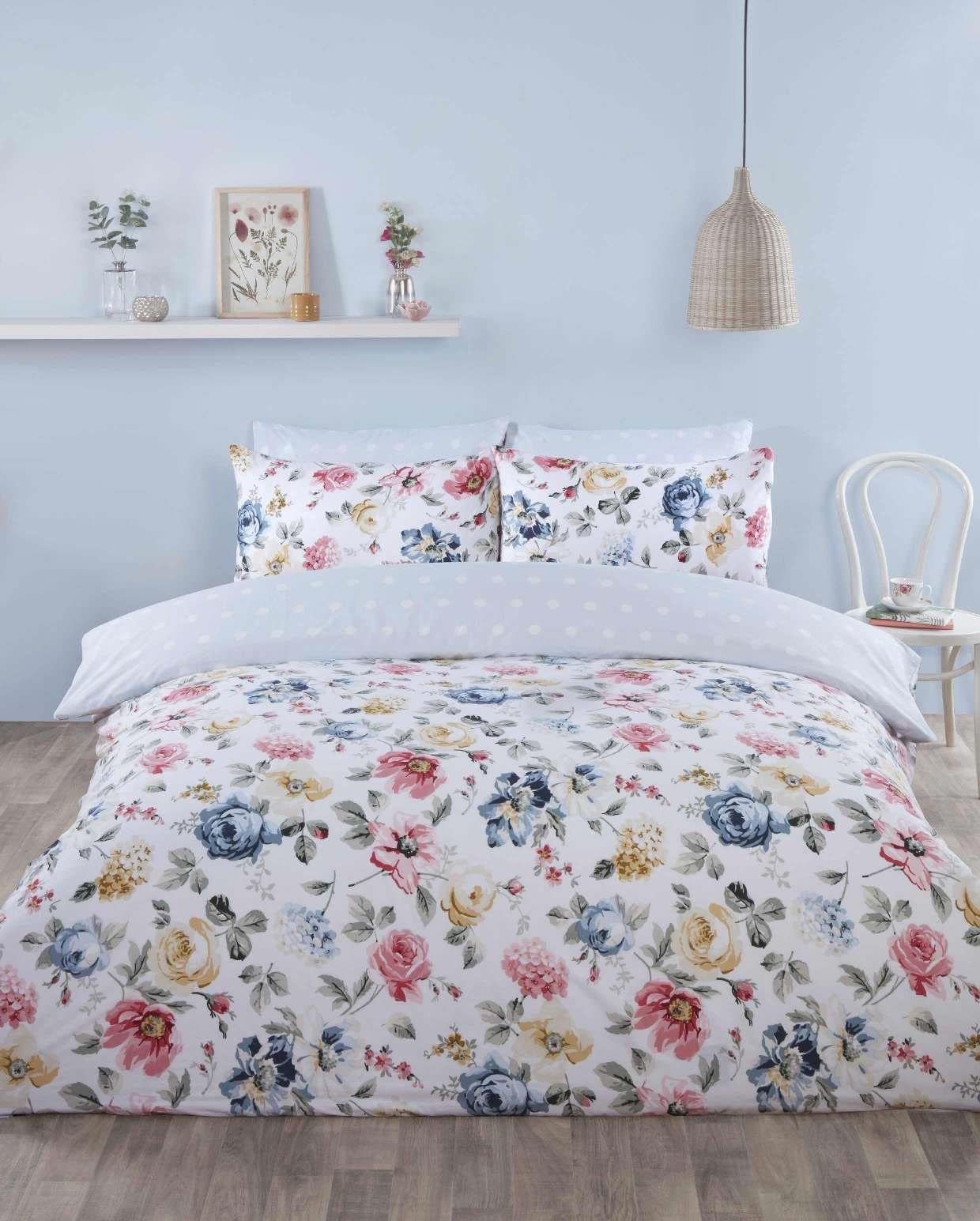 Rapport Home Emilia Floral Reversible Duvet Cover Set Single