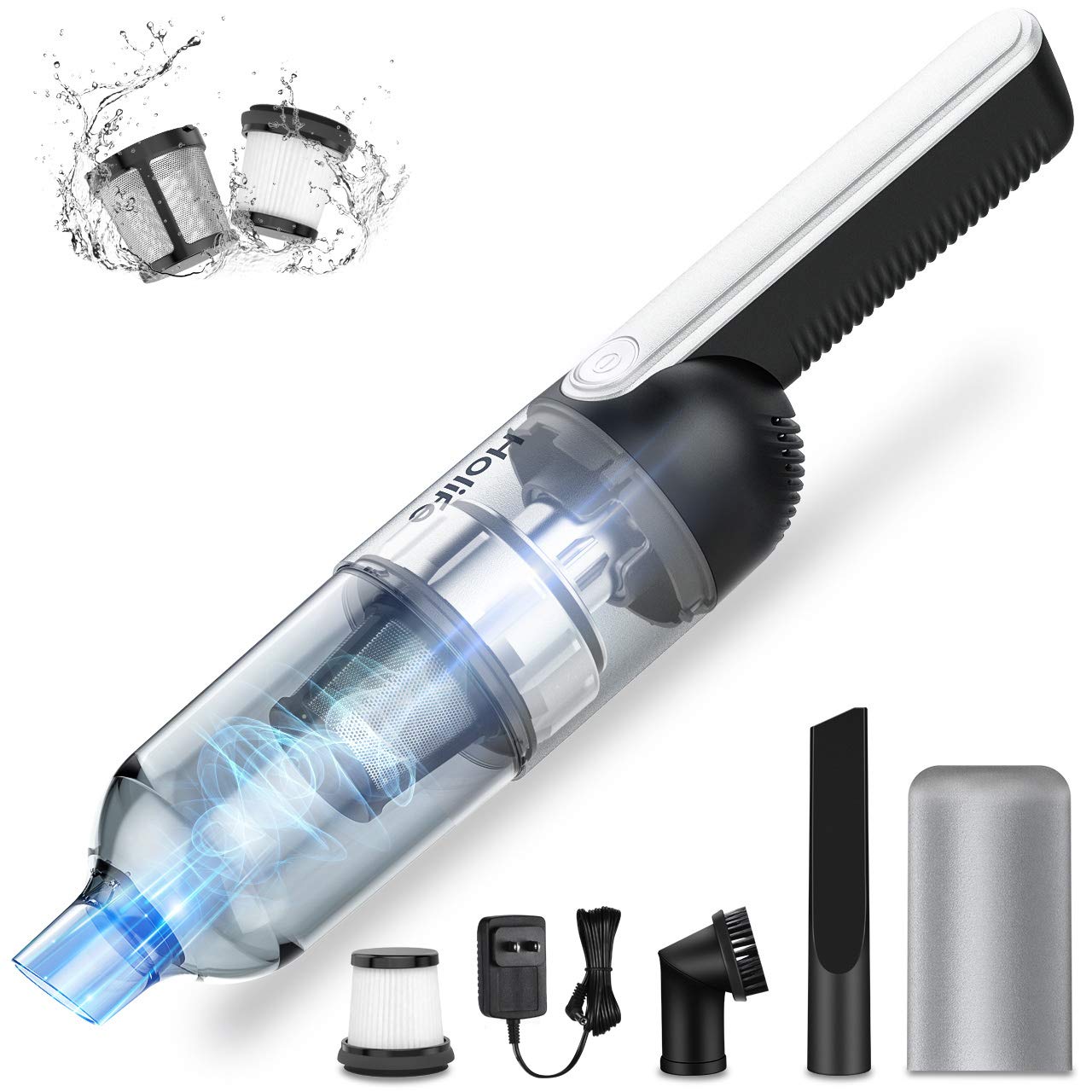 Buy Holife 7KPa Handheld Vacuum, Hand Vacuum Cordless with Rechargeable