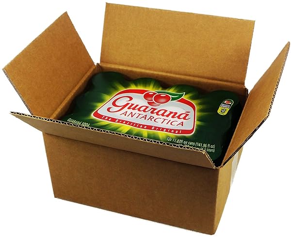 GUARANÁ ANTÁRCTICA SOFT DRINK – 12 PACK – 11.83 FL.OZ – REFRIGERANTE GUARANÁ ANTÁRCTICA LATA 350ML – 12X1