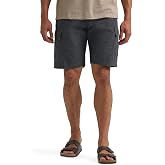 Wrangler Authentics Men's Classic Relaxed Fit Cargo Short | 10-Inch inseam, 6 Pockets with cargo flaps, Natural waist fit, Heavy-duty zipper, Cotton twill or ripstop