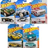 Hot Wheels Store Exclusive Random 5 Pack! (ZAMAC, Red Edition, DG, etc.) Assorted Variety Bundle [Styles May Vary] 1:64 Scale Diecast Toy Vehicles