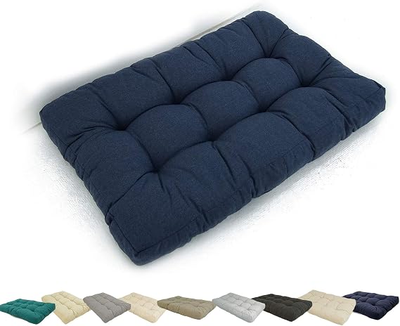 Edenjardi Cojín Asiento para Palet, Tamaño: 80x120x16 cm, Olefin ...