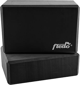 Amazon.com: Fledo Bloques para yoga bloques (conjunto de 2 ...