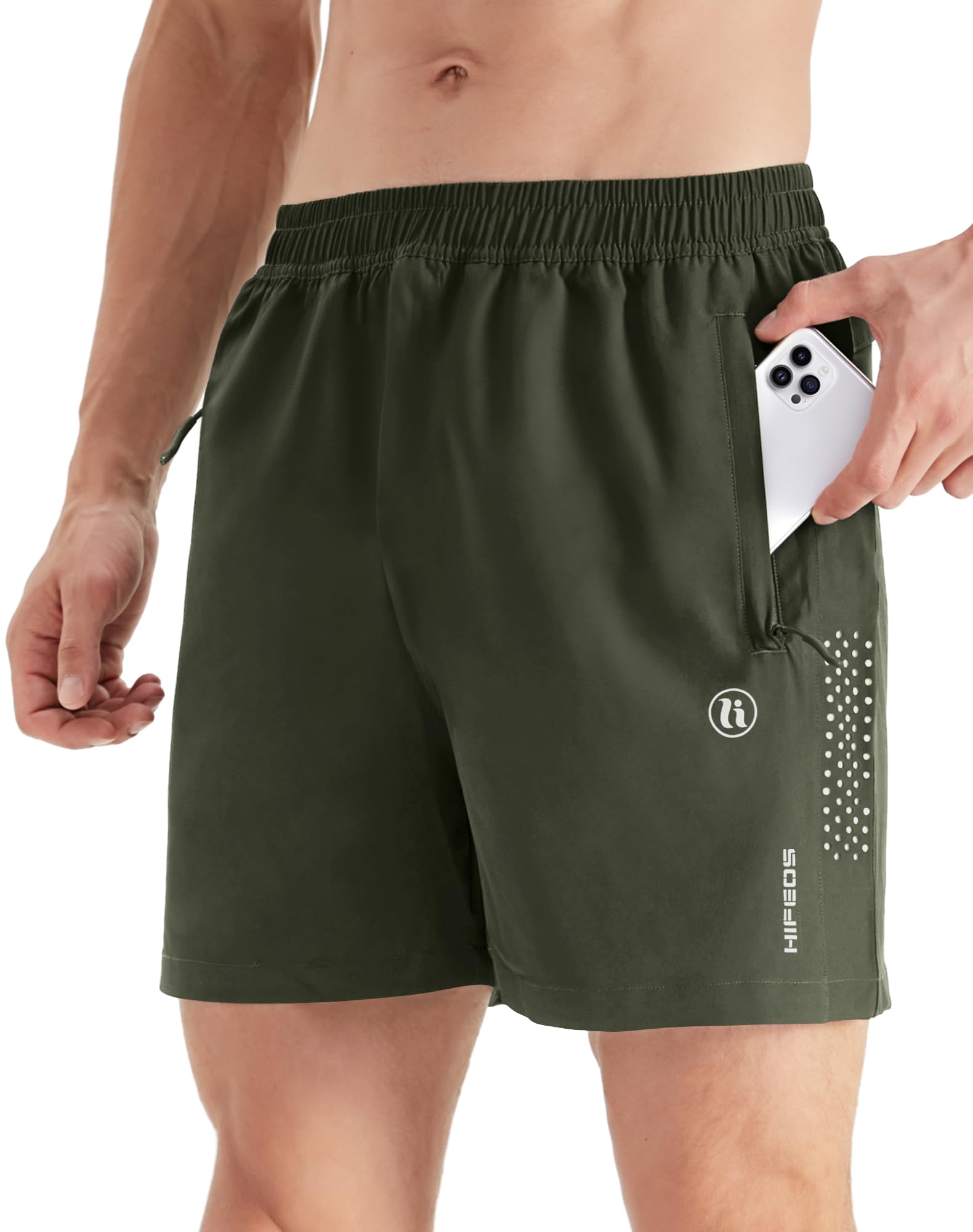 HIFEOS Mens Athletic Shorts -Running, Tennis Gym