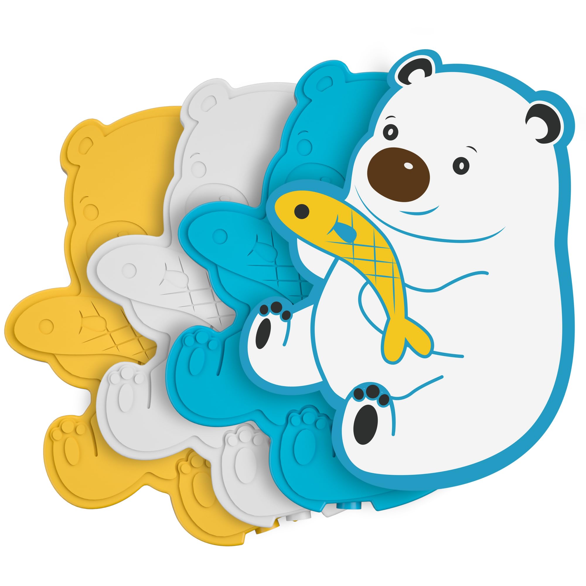Photo 1 of HiYZ Polarbear Ice Packs for Lunch Boxes - Reusable Kids Ice Packs - Quick Freeze, Space Saving, Long-Lasting Cooler for Lunch Box, Thin Ice Packs Ideal for Travel, Picnics, and School