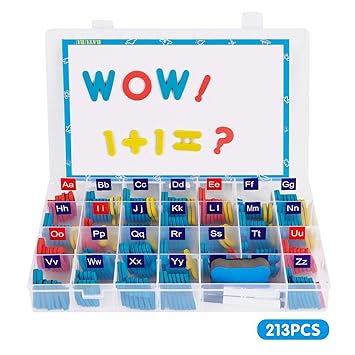 Juego de letras y números magnéticos para aula, letras del ...