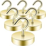 Neosmuk Magnetic Hook 66 lbs Neodymium Outdoor Indoor Gold