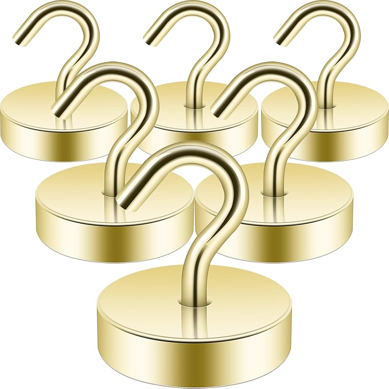Neosmuk Magnetic Hook 66 lbs Neodymium Outdoor Indoor Gold