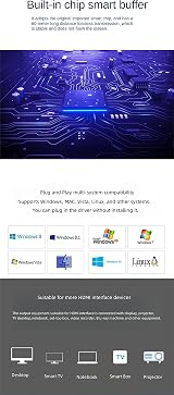 XYKJOBC 4K 60Hz HDMI 2.0 KVM Extender 60M USB Over CAT5e/6 Mouse Keyboard view 7
