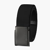 Columbia Men's Military Plaque Buckle Fabric Belt- One Size 42" Length - Everyday and Outdoor Wear