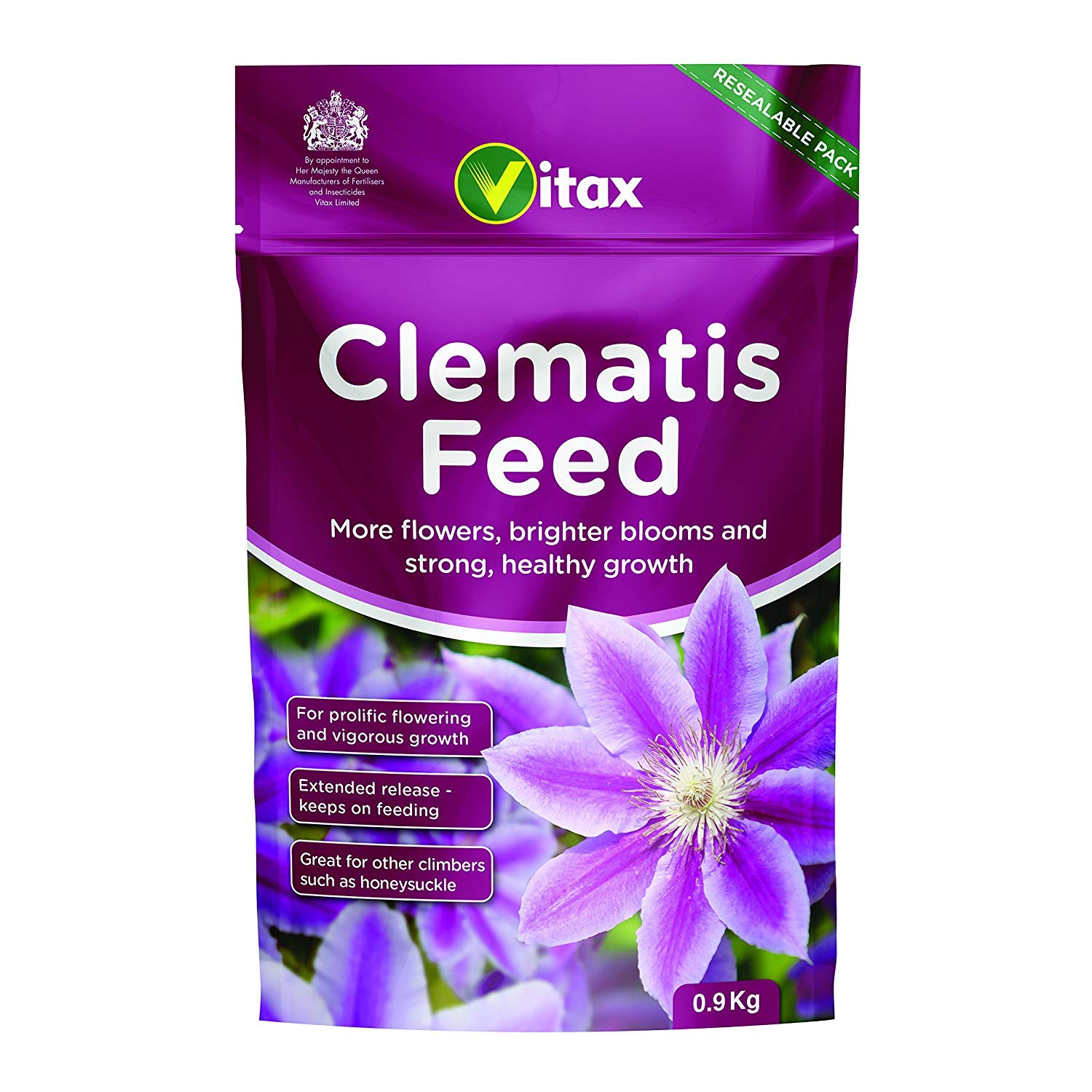 3xClematis Feed 0.9KG Resealable Pouch