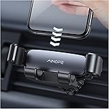 AINOPE Car Phone Holder Mount, 2021 Upgraded Gravity Phone Holder for Car Vent with Upgraded Hook Clip Auto Lock Hands Free A
