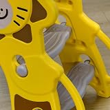 AIYAPLAY Toddler Slide 3-in-1 Climber Basketball Hoop Lion Yellow 18-36 Months view 9