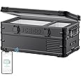 ICECO APL20 Portable Refrigerator, 21 Qts 12 Volt Fridge Freezer, Aluminum Car Fridge with SECOP Nano Compressor, Electric Cooler Powered by AC/DC or Solar, -4℉~68℉, Refrigerator for Vehicles, RV