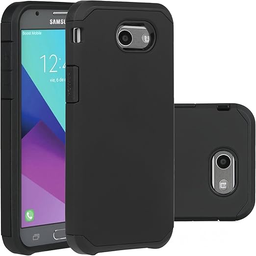 Amazon Com Luhouri Samsung Galaxy J3 Emerge Case J3 Prime J3 17 Amp Prime 2 Express Prime 2 Sol 2 J3 Luna Pro J3 Eclipse J3 Mission Case Hybrid Armor Rugged Protective Case Cover