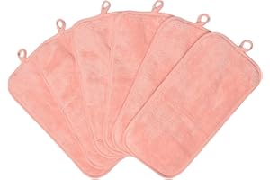 BloomSesame Makeup Remover Cloths for Face, Eye, Lips - Reusable Makeup Remover Pads Soft Microfiber Facial Cleansing Cloths 
