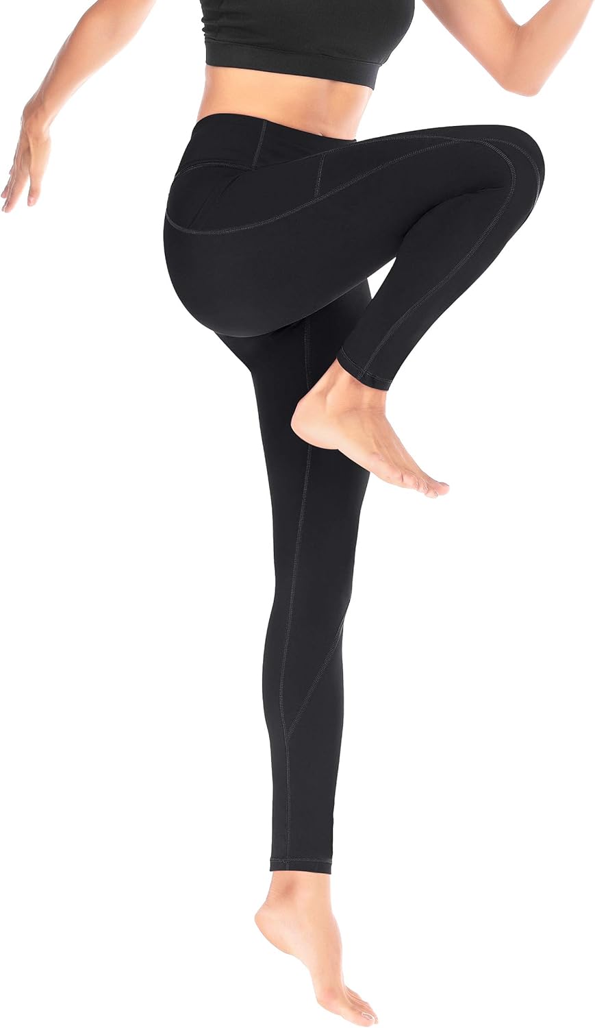 Heathyoga Yoga Pants for Women with Pockets High Waisted Leggings with Pockets for Women Workout Leggings for Women: Clothing