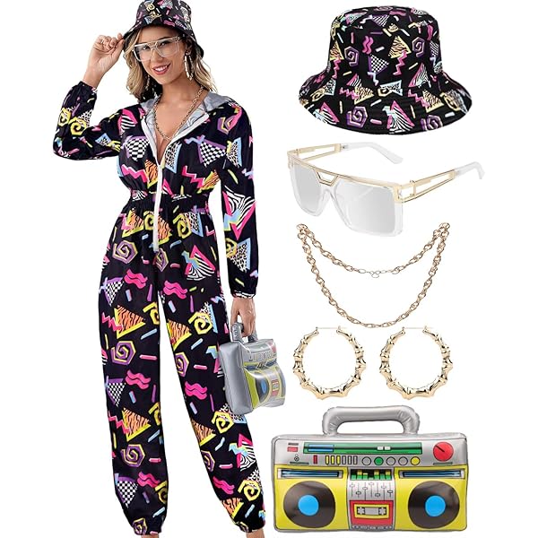 【90s HIPHOP】ACCビッグロゴ刺繍セットアップ上下レアB系TOMI-E Amazon.com: Haoibdeo 80s Hip-Hop Dance Costume for Adults, Men and