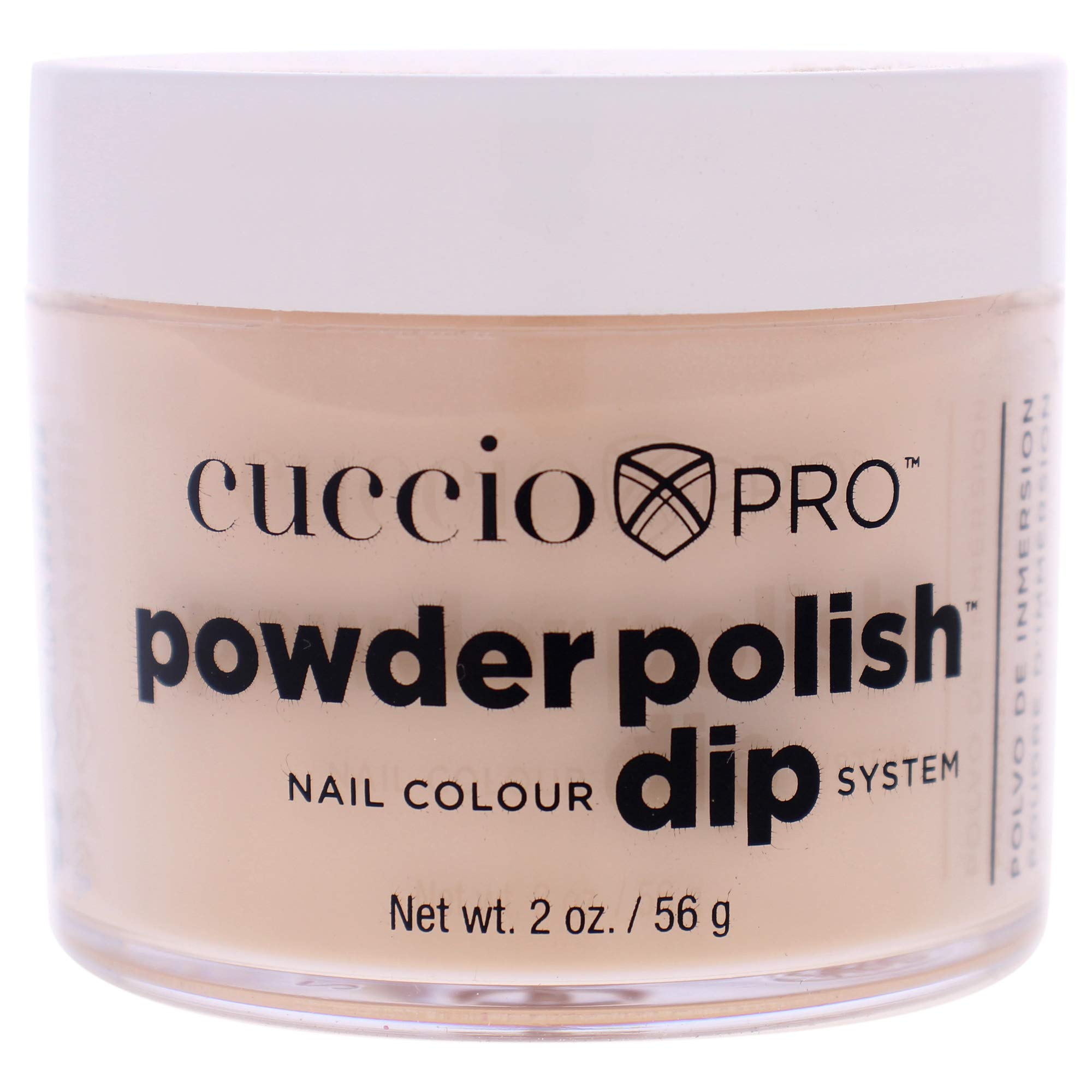 Cuccio - Pro Powder Polish Nail Colour Dip System - Flattering Peach - for Women - Nail Powder - 2 oz