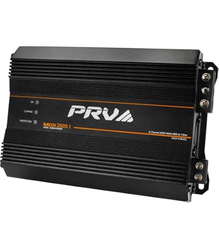 Amazon.com: PRV Audio MDX2000.4 2 Ohm Mini 4 Channel Car Audio