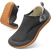 Comfortable Wide Diabetic Shoes for Women Mes,Barefoot House Shoes Slippers for Women Indoor Outdoor,Adjustable Zero Drop Edema Shoe for Neuropathy, Breathable Nursing Shoe Wide Width Casual Sneakers