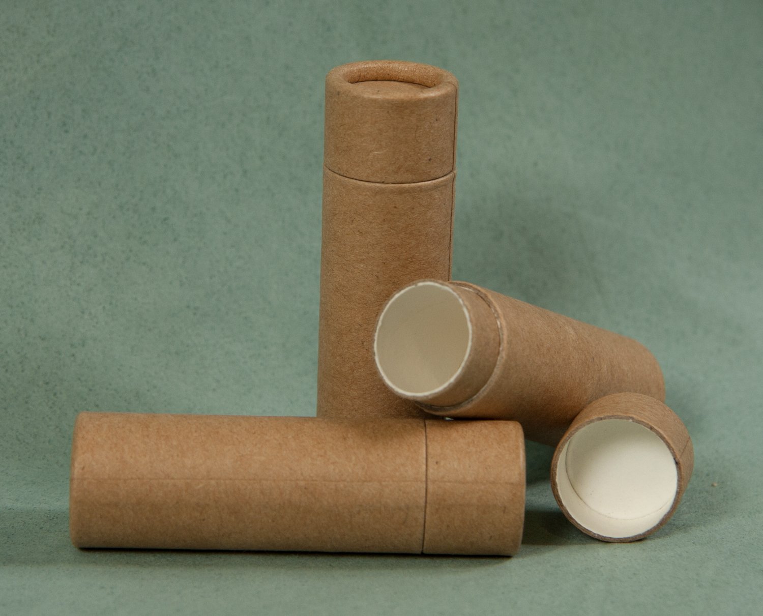 Cardboard Lip Balm Tubes 1/3 oz. Eco Friendly, Recyclable
