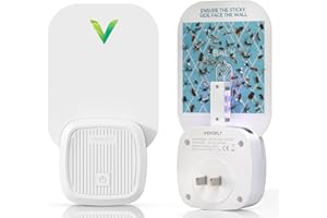 VEYOFLY Gnat Attracts for House, Fly Attracts, Fruit Fly Attract, Fly Catcher, Plug in Catch for Fruit Flies, Moths, Gnats At