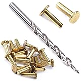 Cutlery Rivets (10 Pack) + [1] Step Drill for DIY